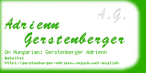 adrienn gerstenberger business card